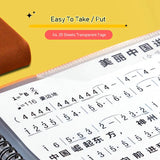 Pasta de música paisagem a4 folha de música papel organizador documento titular a4 piano música pontuação pasta