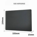 Pasta de música paisagem a4 folha de música papel organizador documento titular a4 piano música pontuação pasta