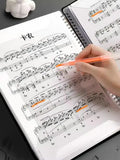 Pasta de música para folha A4, Partição de música, Pasta Piano, Partições de música, Folheto, Expansão Music Case, 8 páginas