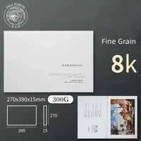 Paul Rubens 100% Cotton Watercolor Paper Pad 300g Thickened Water Color Book Paper Acid-Free 20sheets for Painting  Art Supplies