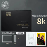 Paul Rubens 100% Cotton Watercolor Paper Pad 300g Thickened Water Color Book Paper Acid-Free 20sheets for Painting  Art Supplies