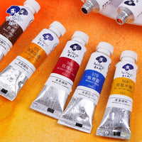 Paul Rubens 5ml Liquid Watercolor Paint Tube Set Water Color Paints Acuarelas for Painting Drawing Art Supplies Stationery