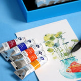 Paul Rubens 5ml Liquid Watercolor Paint Tube Set Water Color Paints Acuarelas for Painting Drawing Art Supplies Stationery