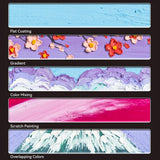 Paul Rubens 72 Colors Oil Pastel Professional Soft Oil Crayons for Painting Flowers Artist Art Supplies