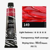 Paul Rubens High Quality Oil Paint 60ML Professional Carolin Oil Color Painting Material Art Supplies for Artist