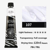 Paul Rubens High Quality Oil Paint 60ML Professional Carolin Oil Color Painting Material Art Supplies for Artist