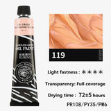 Paul Rubens High Quality Oil Paint 60ML Professional Carolin Oil Color Painting Material Art Supplies for Artist