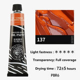 Paul Rubens High Quality Oil Paint 60ML Professional Carolin Oil Color Painting Material Art Supplies for Artist