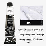 Paul Rubens High Quality Oil Paint 60ML Professional Carolin Oil Color Painting Material Art Supplies for Artist