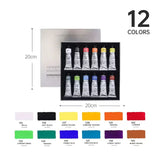 Paul Rubens Opaque Professional Watercolor Paint Tube Set Water Color Paint 15ml 12/24/36 Colors for Painting Art Supplies