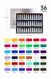 Paul Rubens Opaque Professional Watercolor Paint Tube Set Water Color Paint 15ml 12/24/36 Colors for Painting Art Supplies