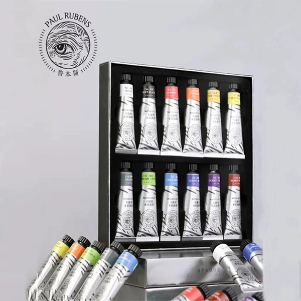 Paul Rubens Opaque Professional Watercolor Paint Tube Set Water Color –  AOOKMIYA