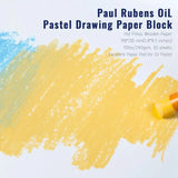 Paul Rubens Professional Oil Pastel Drawing Paper 240G 30Sheets Crayon Sketch Painting Paper Art Supplies