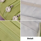 Pencil Bag Angoo Double Face Pen Case Special Macaron Color Dual Side Canvas Storage Pouch Stationery School Travel Gift
