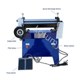Pequena folha elétrica placa Rolling Machine, aço inoxidável, folha de ferro, alumínio, arredondamento