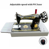 Pequena máquina De Costura Elétrica, Cabeça De Máquina De Costura Doméstica Old Fashioned, Ferramentas De Costura Portáteis