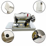 Pequena máquina De Costura Elétrica, Cabeça De Máquina De Costura Doméstica Old Fashioned, Ferramentas De Costura Portáteis