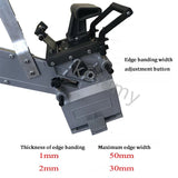 Pequeno Manual Woodworking Edge Banding Machine, Curva e Banda Reta, Decoração para casa