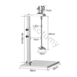 Pequeno pneumático Paint Mixer, Paint Putty Glue Ink Agitador, Glue Liftable, Máquina De Mistura De Ar, 5 Galões