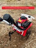 Pequeno rebento giratório da gasolina agrícola, cortador de grama multifuncional, micro rebento para equipamento de afrouxamento do solo