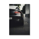 Performance Sports Car C63 M4 S3 Racing Car Poster Print Canvas Painting, Home Decor, Wall Art Picture for Living Room