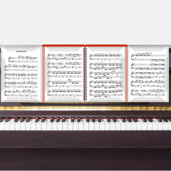 Piano Sheet Music Folder A4 Music Partition Piano Score Folder For Musical Sheet Music Four-page Expanding Music Sheet Book