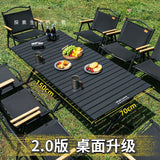 Picnic Folding Table Camping Carbon Steel Table Portable Outdoor Folding Table and Chair