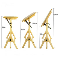 AOOKMIYA Pine Import Easel Student drawing table drawing board professional engineering drawing table lifting tilting easel CAD