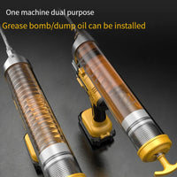 Pistola De Graxa Elétrica Recarregável, Alta Pressão, Máquina De Manteiga Dedicada Escavadeira