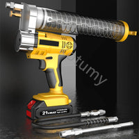 Pistola De Graxa Elétrica Recarregável, Alta Pressão, Máquina De Manteiga Dedicada Escavadeira