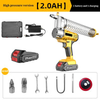 Pistola De Graxa Elétrica Recarregável Injetor De Óleo, Ferramentas De Hardware Especiais Para Escavadeira