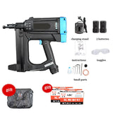 Pistola pneumática do prego com bateria de lítio, Air Nailer, quadro e entroncamento ferramentas, pistola do prego do gás, 7. 2V