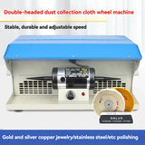 Polimento Máquina com Coletor de Poeira, 110V, 220V, Moedor de Bancada, Ouro, Prata, Jóias, Relógios, Polidora