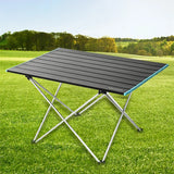 Pop Outdoor picnic folding table super light aluminum alloy fishing table camping table chair self driving picnic table