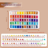 Portátil sólida aquarela guache conjunto de pintura, volta aos itens escolares, pigmento para pintura, arte suprimentos, B12, 20, 24, 60 cores