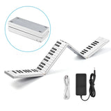 Portable 88 Keys Foldable Piano Digital Piano Multifunctional Electronic Keyboard Piano for Piano Student Musical Instrument