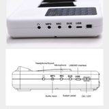 Portable 88 Keys Foldable Piano Digital Piano Multifunctional Electronic Keyboard Piano for Piano Student Musical Instrument