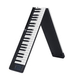 Portable 88 Keys Foldable Piano Digital Piano Multifunctional Electronic Keyboard Piano for Piano Student Musical Instrument