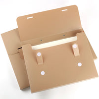 Portable Document Organizer File Bag A3 A4 Paper Organizer File Storage Document Bag PP Plastic Art Drawings Document Case