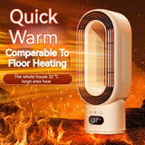 Portable Electric Heater Room Heating Stove Household Radiator Remote Warmer Machine For Winter Desktop Heaters 1000W