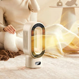 Portable Electric Heater Room Heating Stove Household Radiator Remote Warmer Machine For Winter Desktop Heaters 1000W