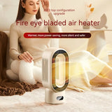 Portable Electric Heater Room Heating Stove Household Radiator Remote Warmer Machine For Winter Desktop Heaters 1000W