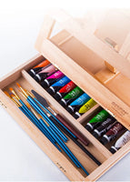 AOOKMIYA Portable Sketch Easel Wooden Desktop Easel Artist Tabletop Drawing Board Stand Easel For Watercolor Oil Painting Art Supplies