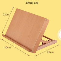 AOOKMIYA Portable Sketch Easel Wooden Desktop Easel Artist Tabletop Drawing Board Stand Easel For Watercolor Oil Painting Art Supplies