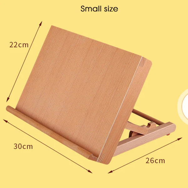 AOOKMIYA Portable Sketch Easel Wooden Desktop Easel Artist Tabletop Drawing Board Stand Easel For Watercolor Oil Painting Art Supplies