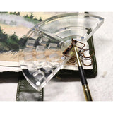AOOKMIYA  Portable Watercolor Paint Palette Art Clear Acrylic Mini Painting Tray Washable Mini Watercolor Subbox Travel Painting Supplies