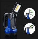 AOOKMIYA Powerful LED Flashlight COB Side Work Lamp Type-c Rechargeable LED Spotlight Portable Camping Searchlight Rechargeable Battery