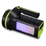 AOOKMIYA Powerful LED camping torch light rechargeable solar flashlight tent lamp power bank searchlight with SOS handheld spotlight