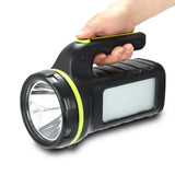 AOOKMIYA Powerful LED camping torch light rechargeable solar flashlight tent lamp power bank searchlight with SOS handheld spotlight