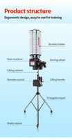 Powerful automatic badminton training shuttlecock B7 shooting machine for beginner